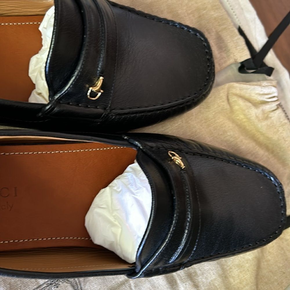 GUCCI Horsebit Moccasin Quentin moccasin driving loafer G11 US 11.5 752621 D3V00 - Picture 14 of 15